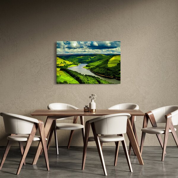Obraz - Zelená krajina (90x60 cm)