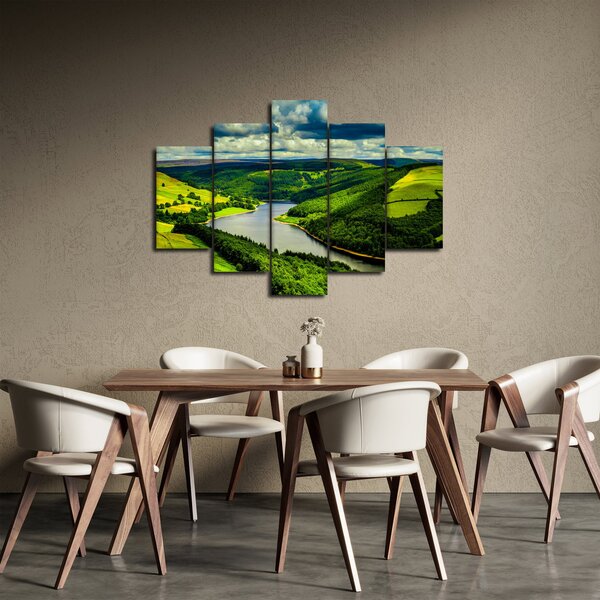 Obraz - Zelená krajina (150x105 cm)