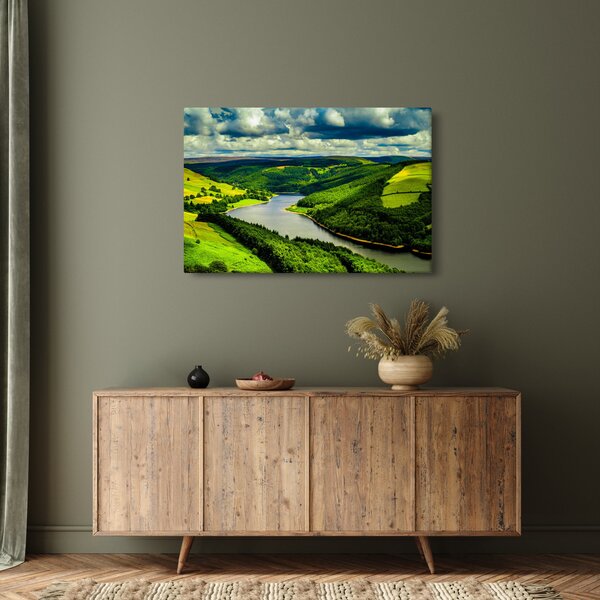Obraz - Zelená krajina (90x60 cm)