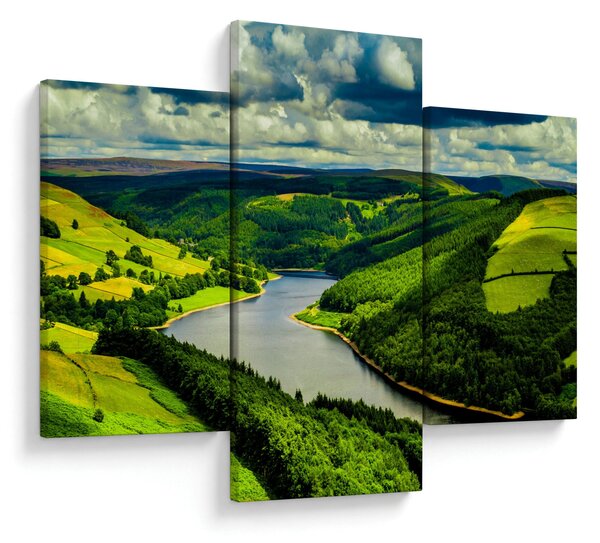Obraz - Zelená krajina (90x60 cm)