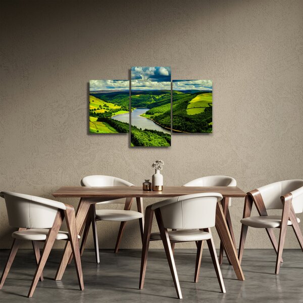 Obraz - Zelená krajina (90x60 cm)