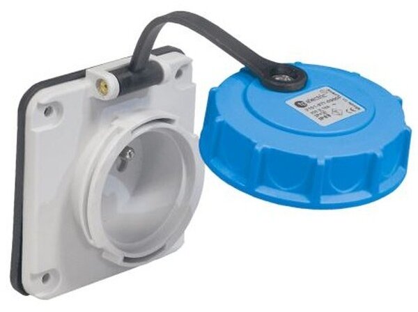 TP electric Vstavaná zásuvka s bezpečnostnou clonkou 1x16A IP68 3101-377-0900