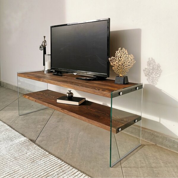 ASIR TV stolík GLASS 120 orech