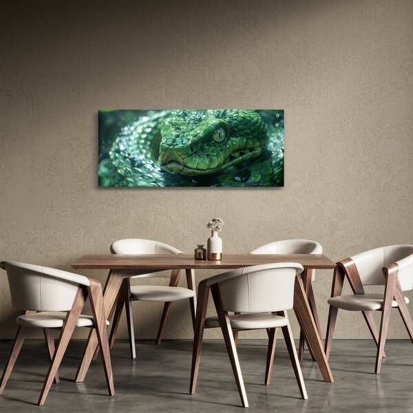 Obraz - Portrét hada (120x50 cm)