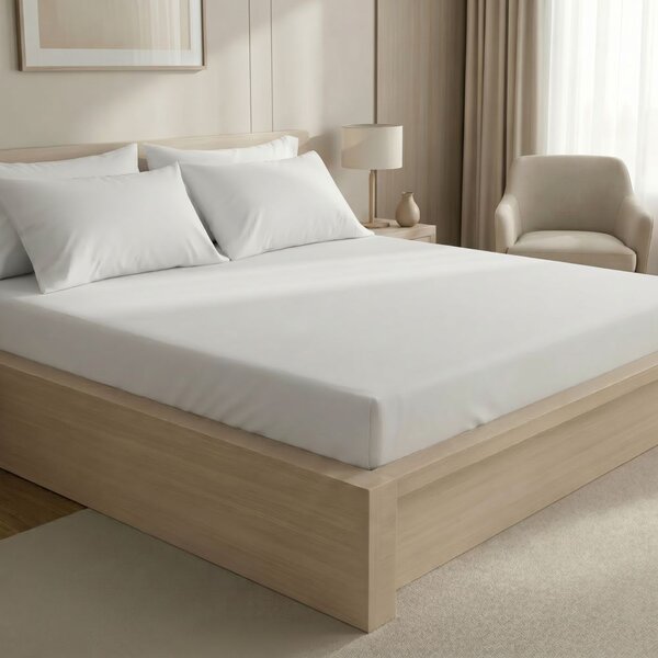 Kvalitex Prestieradlo bavlnené napínacie biele 80x200cm