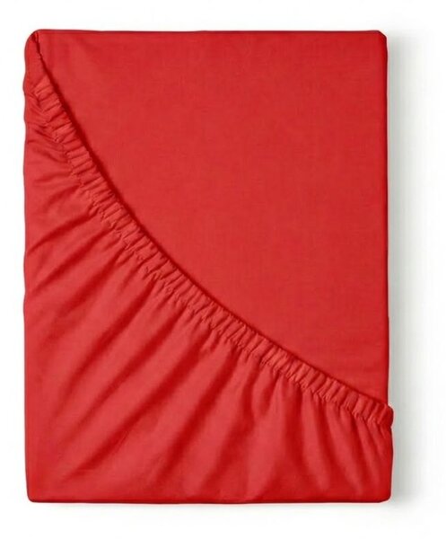 Kvalitex Prestieradlo bavlnené napínacie červené 80x200cm
