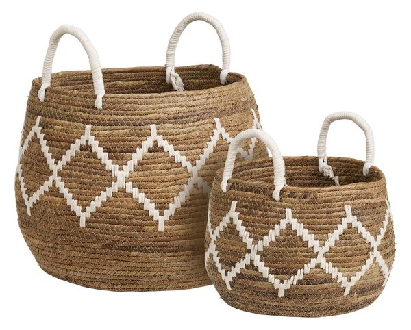 Košíky v súprave 2 ks z prútia ø 41x32 cm Altea – House Nordic
