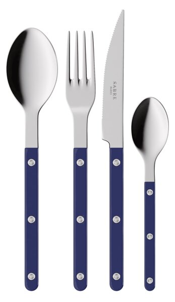 4-dielna sada príborov Bistrot Brillant – Navy Blue