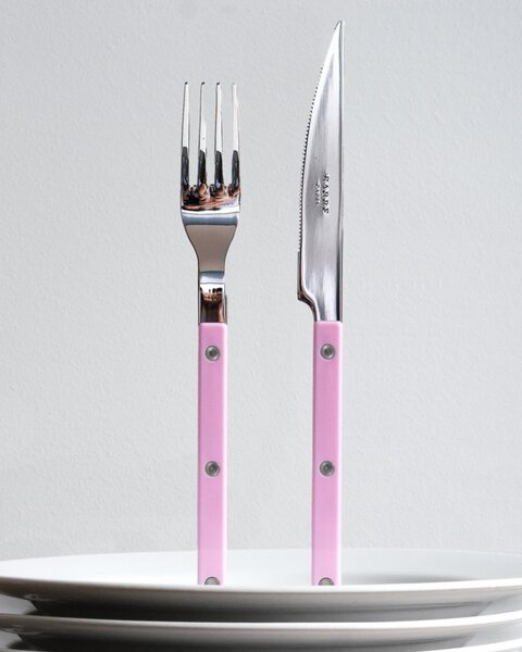 4-dielna sada príborov Bistrot Brillant – Pink