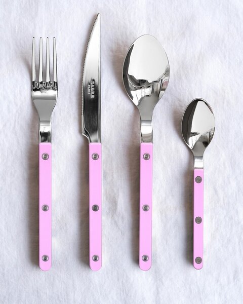 4-dielna sada príborov Bistrot Brillant – Pink