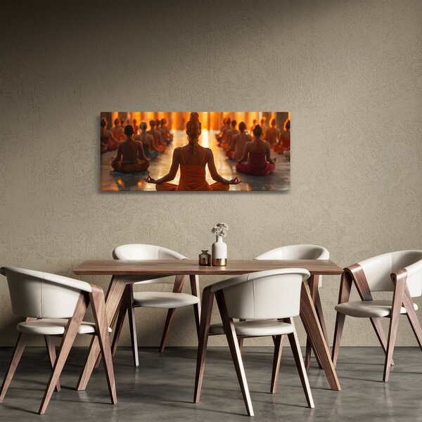 Obraz - Lekcia jogy (120x50 cm)