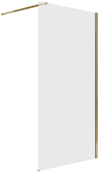 Rea Aero Intimo Gold Brush stena sprchového kúta walk -in 120 cm zlatá brúsený/ REA-K4127