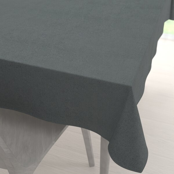 Biante Obdĺžnikový obrus/imitácia brúsenej kože Alcantara ALC-019 Antracitovo sivý 50x100 cm