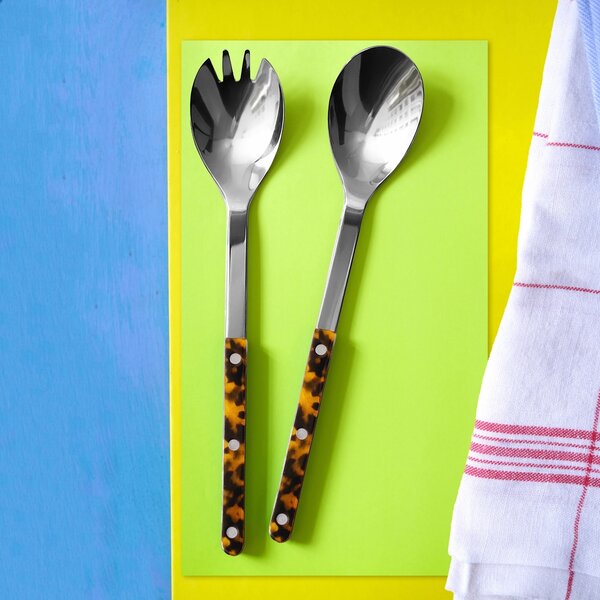 Servírovací príbor na šalát Bistrot Brillant Faux Tortoise – 2 ks