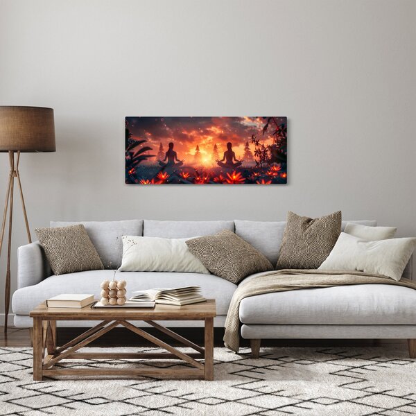 Obraz - Jóga v prírode (120x50 cm)