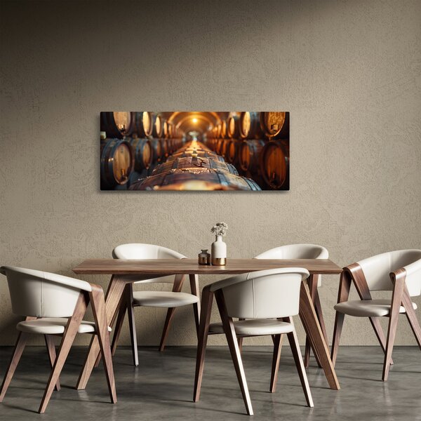 Obraz - Vínna pivnica (120x50 cm)