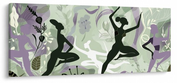 Obraz - Ilustrácie tanečníc (120x50 cm)
