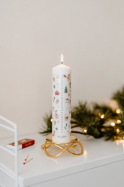 Adventná sviečka Vánoční myšky
