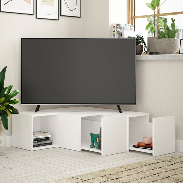 ASIR TV stolík COMPACT biely