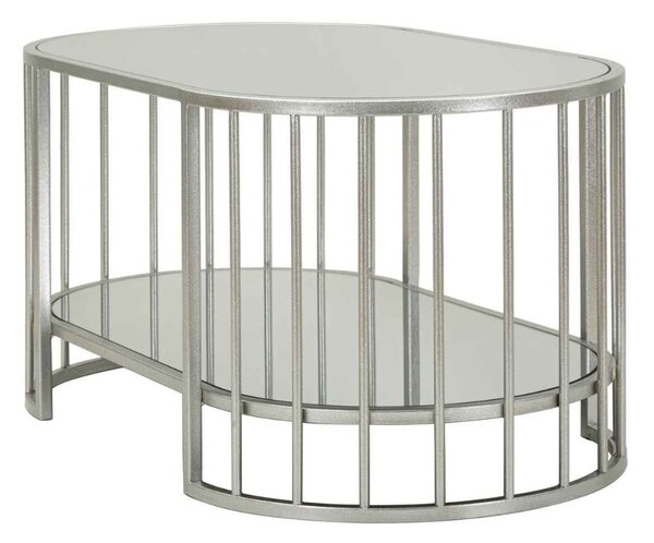 Dizajnový konferenčný stolík Eilonwy 90 cm strieborný
