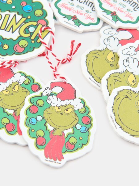 Sinsay - Súprava 12 vianočných ozdôb Grinch - viacfarebná