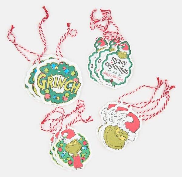 Sinsay - Súprava 12 vianočných ozdôb Grinch - viacfarebná