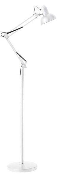 Flexibilná stojacia lampa AURIQ 1xE27/60W/230V 184 cm biela