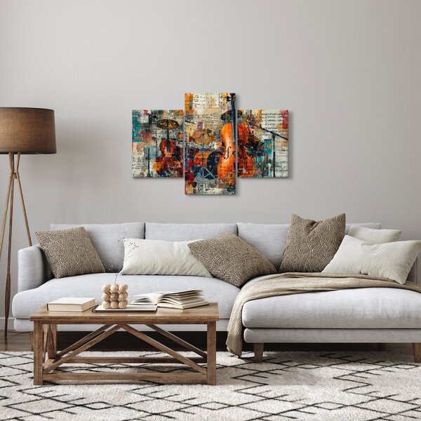 Obraz - Hudobné nástroje (90x60 cm)