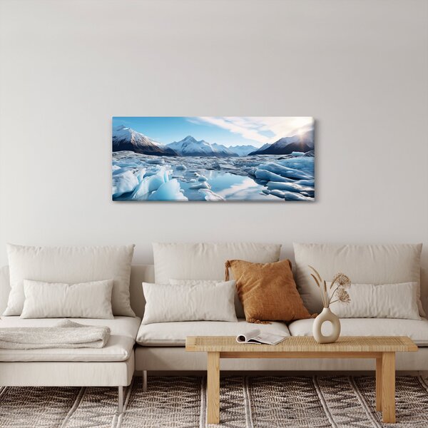 Obraz - Ľadovcové útvary (120x50 cm)