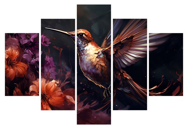 Obraz - Kolibrík (150x105 cm)