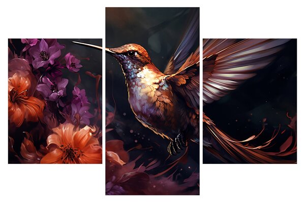 Obraz - Kolibrík (90x60 cm)