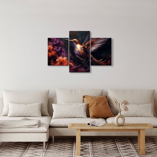 Obraz - Kolibrík (90x60 cm)