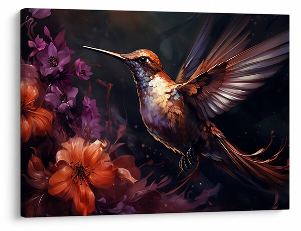 Obraz - Kolibrík (70x50 cm)
