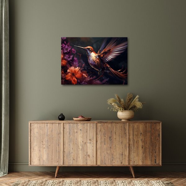 Obraz - Kolibrík (70x50 cm)