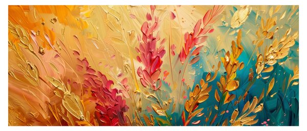 Obraz - Maľba poľa (120x50 cm)