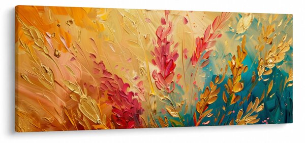 Obraz - Maľba poľa (120x50 cm)