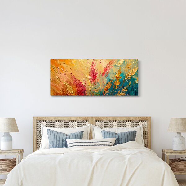 Obraz - Maľba poľa (120x50 cm)