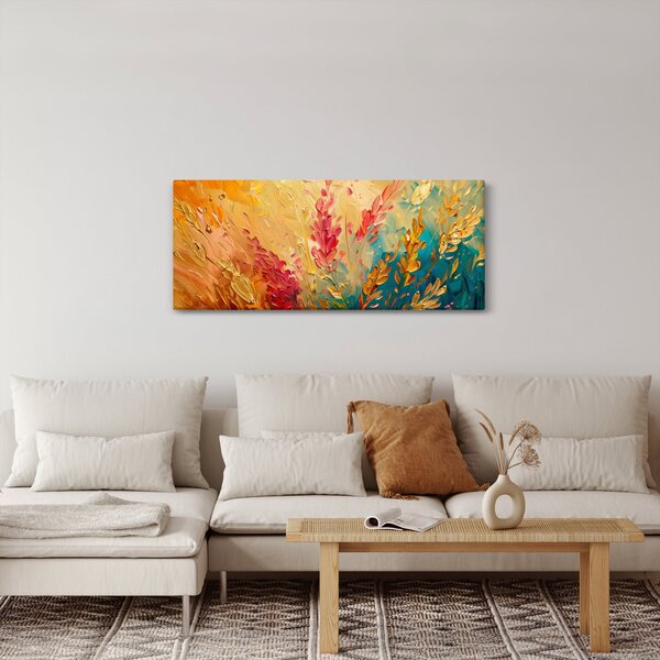Obraz - Maľba poľa (120x50 cm)