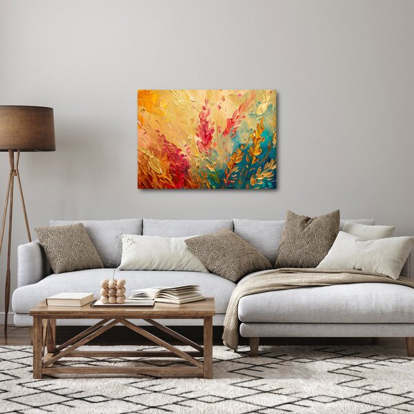 Obraz - Maľba poľa (70x50 cm)