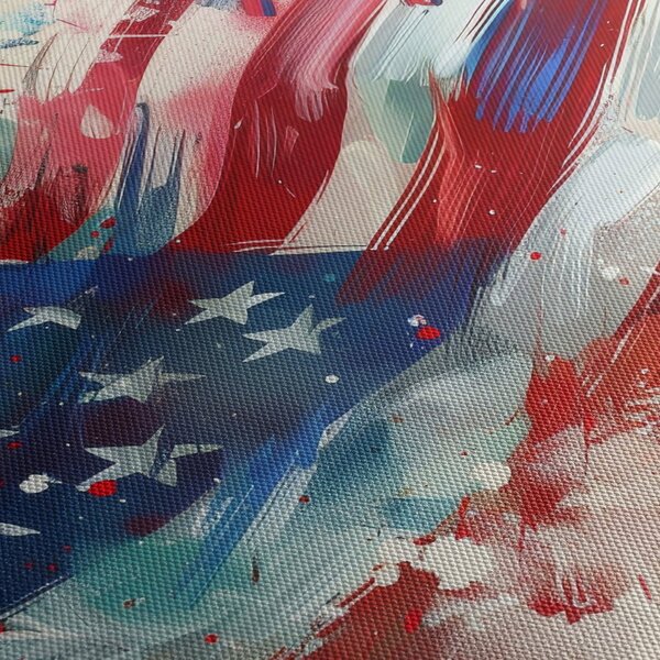 Obraz - Vlajka USA (120x50 cm)