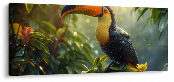 Obraz - Tukan (120x50 cm)