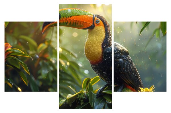 Obraz - Tukan (90x60 cm)