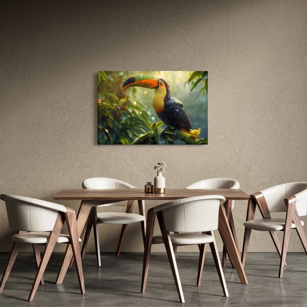 Obraz - Tukan (90x60 cm)