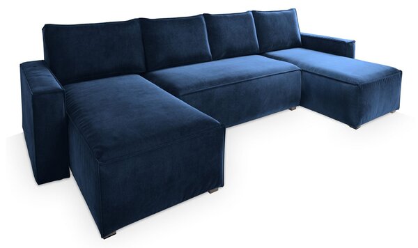 Účková rozkladacia sedačka Denim - modrá