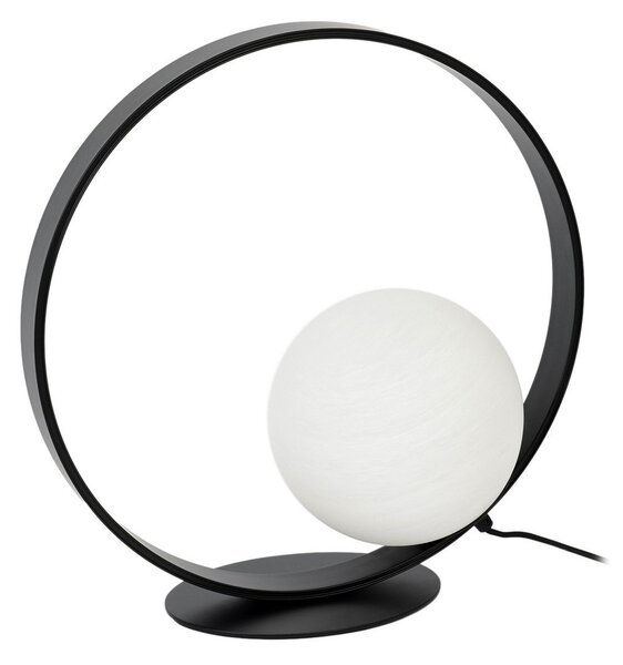 Stolové Lampa NOLA, Infinite, Čierna, Obývacia izba, Sklo, Moderný