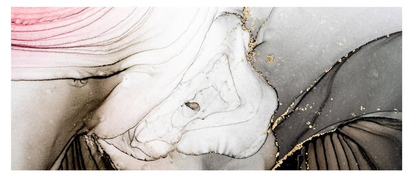 Obraz - Mramorový atrament (120x50 cm)