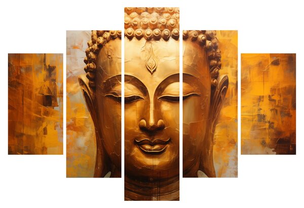 Obraz - Budha, olejomaľba (150x105 cm)