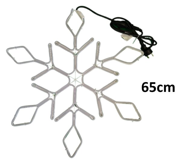 Vianočná svetelná vločka PROFI, teplá biela - rôzne veľkosti Veľkosť (cm): 40cm