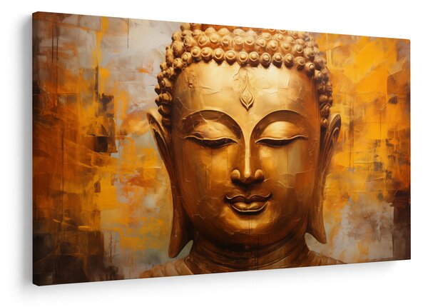 Obraz - Budha, olejomaľba (90x60 cm)