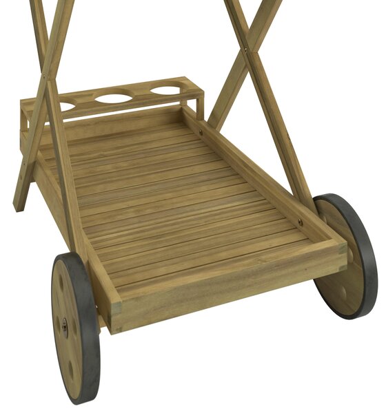 ZÁHRADNÝ SERVÍROVACÍ VOZÍK, drevo, 85/90/53 cm Ambia Garden - Online Only záhrada, Online Only